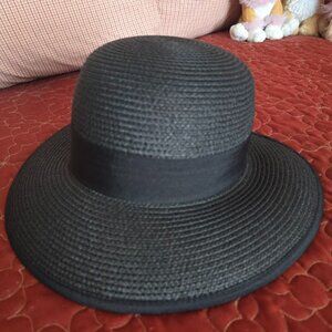 Straw Hat Black